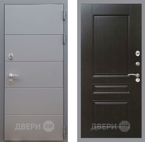Дверь Стоп АРТ ГРАФИТ ФЛ-243 Венге в Зеленоград