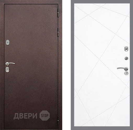 Входная металлическая Дверь Стоп КЛАССИК Медь ФЛ-291 Силк Сноу в Зеленоград