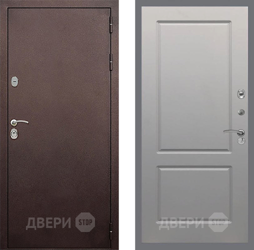 Дверь Стоп КЛАССИК Медь ФЛ-117 Грей софт в Зеленоград