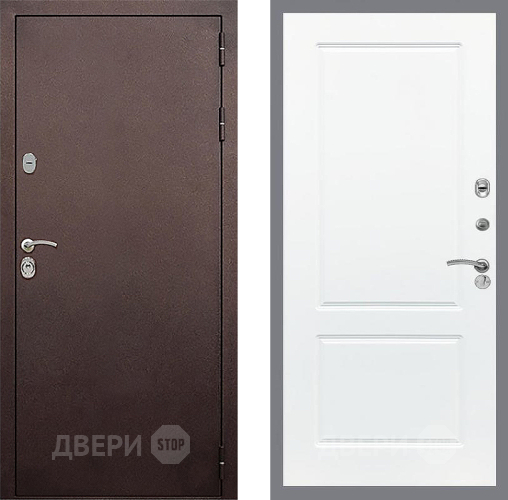 Входная металлическая Дверь Стоп КЛАССИК Медь ФЛ-117 Силк Сноу в Зеленоград