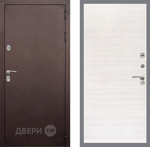 Дверь Стоп КЛАССИК Медь Гладкая Акация светлая в Зеленоград