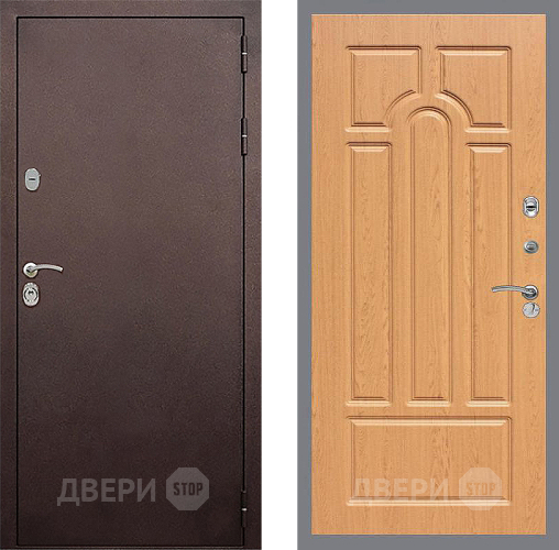 Дверь Стоп КЛАССИК Медь ФЛ-58 Дуб в Зеленоград