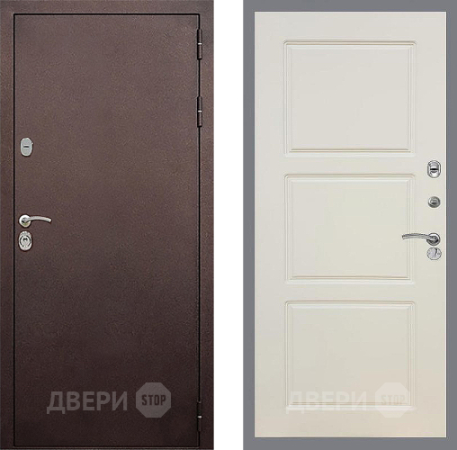 Входная металлическая Дверь Стоп КЛАССИК Медь ФЛ-3 Шампань в Зеленоград