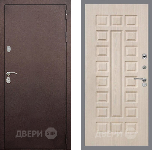 Дверь Стоп КЛАССИК Медь ФЛ-183 Беленый дуб в Зеленоград