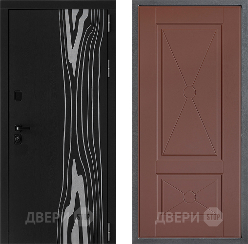 Дверь Дверной континент ДК-12 ФЛ-617 Ясень шоколадный в Зеленоград