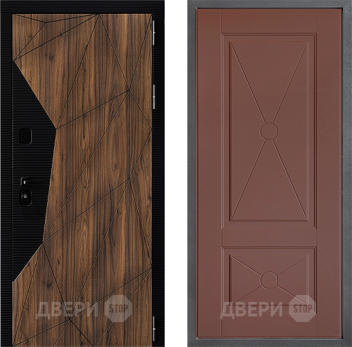 Дверь Дверной континент ДК-11 ФЛ-617 Ясень шоколадный в Зеленоград