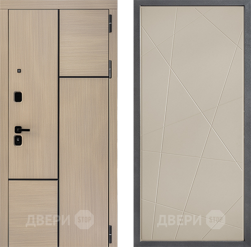 Входная металлическая Дверь Дверной континент ДК-14 ФЛ-655 Капучино в Зеленоград