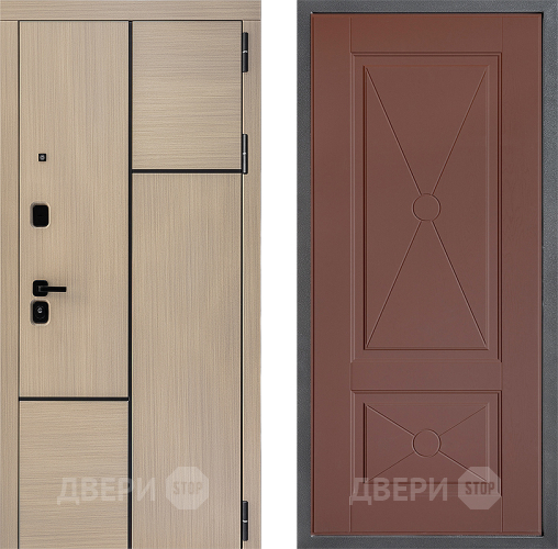Дверь Дверной континент ДК-14 ФЛ-617 Ясень шоколадный в Зеленоград