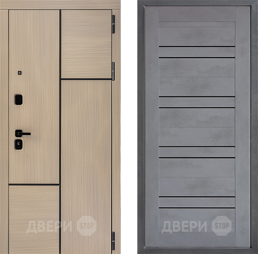 Дверь Дверной континент ДК-14 ФЛ-49 Бетон серый в Зеленоград