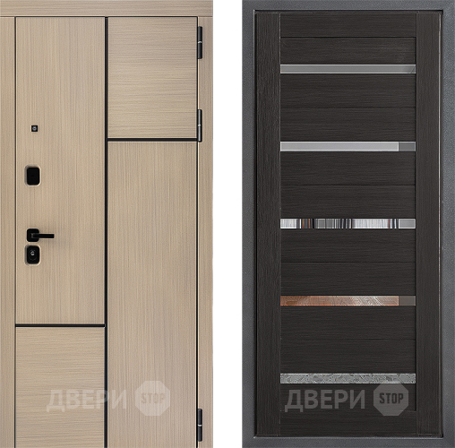 Входная металлическая Дверь Дверной континент ДК-14 ФЛ-47 Венге в Зеленоград
