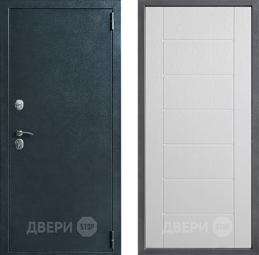 Дверь Дверной континент ДК-70 Дизайн ФЛ-Лайн Белое дерево в Зеленоград