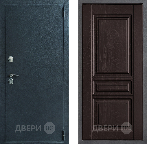 Входная металлическая Дверь Дверной континент ДК-70 Дизайн ФЛ-243 Дуб шоколадный в Зеленоград