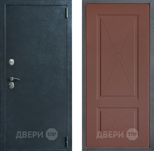 Входная металлическая Дверь Дверной континент ДК-70 Дизайн ФЛ-617 Ясень шоколадный в Зеленоград