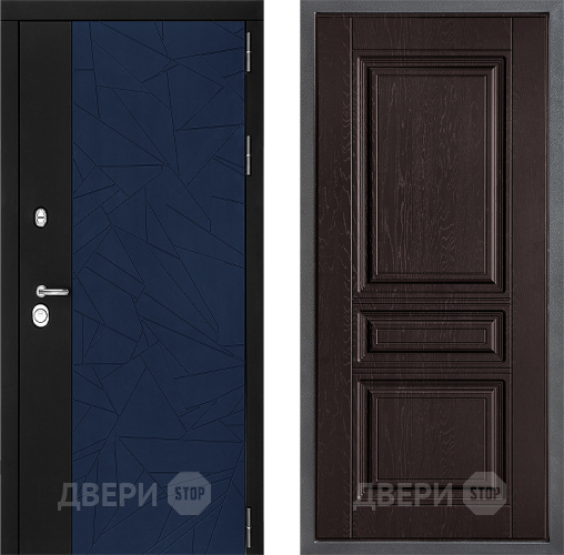 Входная металлическая Дверь Дверной континент ДК-9 ФЛ-243 Дуб шоколадный в Зеленоград