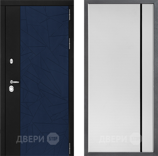 Дверь Дверной континент ДК-9 ФЛ-757 Черное Стекло Софт милк в Зеленоград