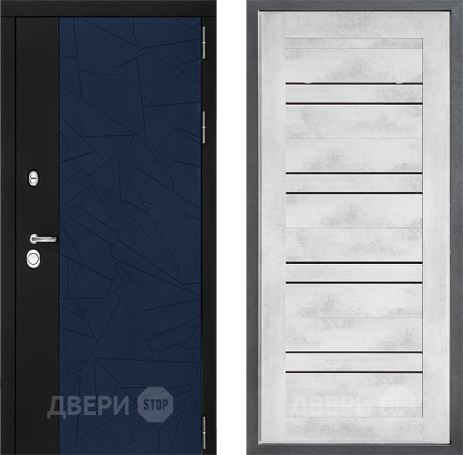 Дверь Дверной континент ДК-9 ФЛ-49 Бетон снежный в Зеленоград