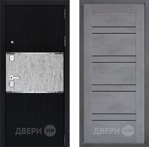 Входная металлическая Дверь Дверной континент ДК-13 ФЛ-49 Бетон серый в Зеленоград