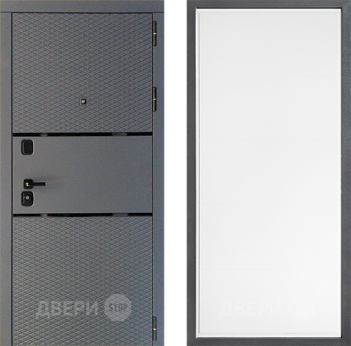 Дверь Дверной континент Диамант Дизайн ФЛ-649 Белый софт в Зеленоград