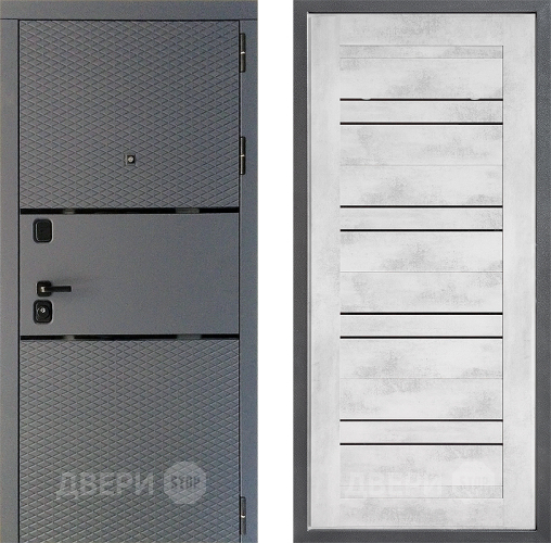 Дверь Дверной континент Диамант Дизайн ФЛ-49 Бетон снежный в Зеленоград