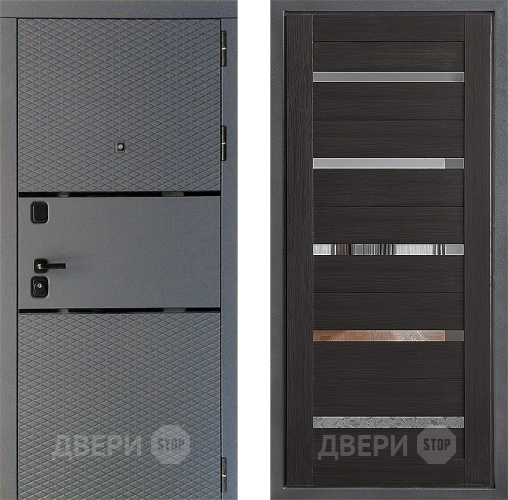 Входная металлическая Дверь Дверной континент Диамант Дизайн ФЛ-47 Венге в Зеленоград
