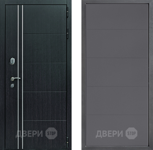 Дверь Дверной континент Теплолюкс Дизайн ФЛ-649 Графит софт в Зеленоград