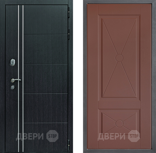 Дверь Дверной континент Теплолюкс Дизайн ФЛ-617 Ясень шоколадный в Зеленоград