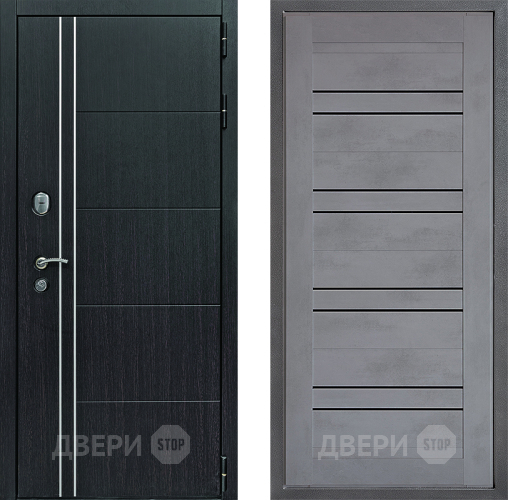 Дверь Дверной континент Теплолюкс Дизайн ФЛ-49 Бетон серый в Зеленоград