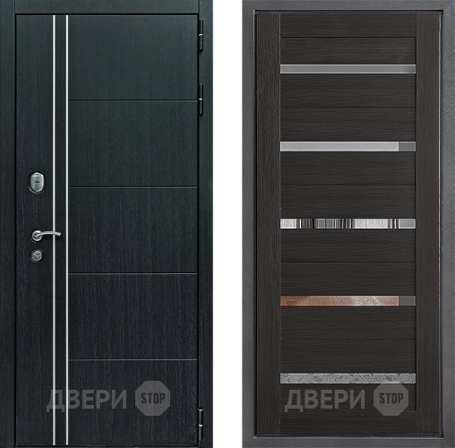 Входная металлическая Дверь Дверной континент Теплолюкс Дизайн ФЛ-47 Венге в Зеленоград