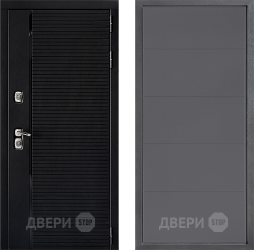 Входная металлическая Дверь Дверной континент ДК-1 ФЛ-649 Графит софт в Зеленоград