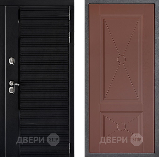 Дверь Дверной континент ДК-1 ФЛ-617 Ясень шоколадный в Зеленоград