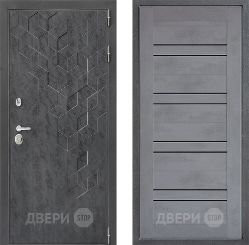 Дверь Дверной континент ДК-3/713 ФЛ-49 Бетон серый в Зеленоград