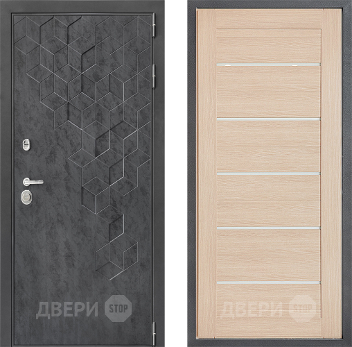 Входная металлическая Дверь Дверной континент ДК-3/713 ФЛ-46 Капучино в Зеленоград