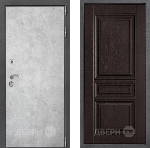 Дверь Дверной континент ДК-3/743 ФЛ-243 Дуб шоколадный в Зеленоград