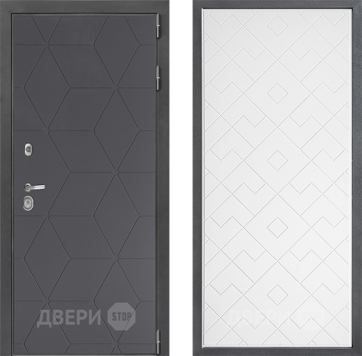Дверь Дверной континент ДК-3/744 ФЛ-Тиффани Белый софт в Зеленоград