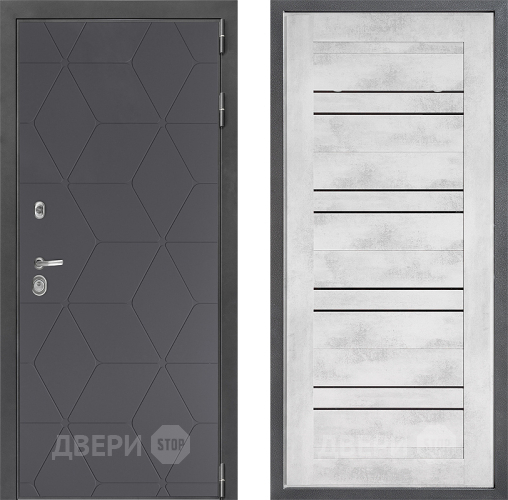 Дверь Дверной континент ДК-3/744 ФЛ-49 Бетон снежный в Зеленоград