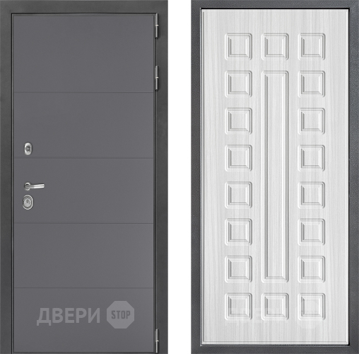 Входная металлическая Дверь Дверной континент ДК-3/649 ФЛ-183 Сандал белый в Зеленоград