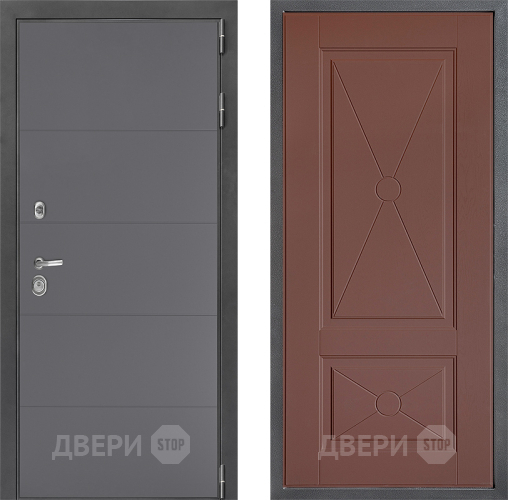 Дверь Дверной континент ДК-3/649 ФЛ-617 Ясень шоколадный в Зеленоград