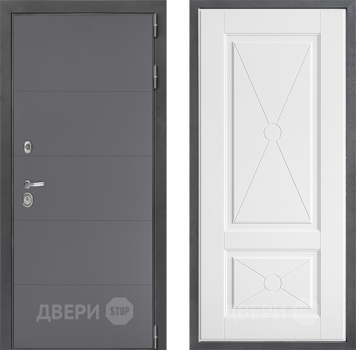 Входная металлическая Дверь Дверной континент ДК-3/649 ФЛ-617 Софт милк в Зеленоград