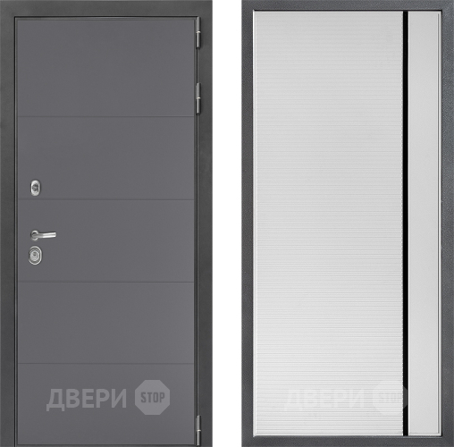 Дверь Дверной континент ДК-3/649 ФЛ-757 Черное Стекло Софт милк в Зеленоград