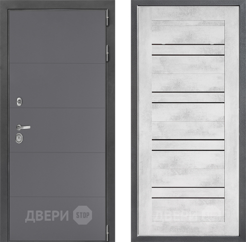 Дверь Дверной континент ДК-3/649 ФЛ-49 Бетон снежный в Зеленоград