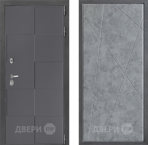 Дверь Дверной континент ДК-3/606 ФЛ-655 Бетон серый в Зеленоград