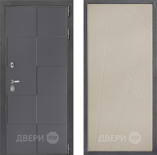 Входная металлическая Дверь Дверной континент ДК-3/606 ФЛ-655 Капучино в Зеленоград