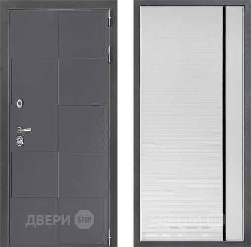 Дверь Дверной континент ДК-3/606 ФЛ-757 Черное Стекло Софт милк в Зеленоград