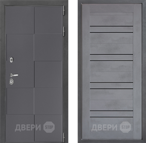 Дверь Дверной континент ДК-3/606 ФЛ-49 Бетон серый в Зеленоград