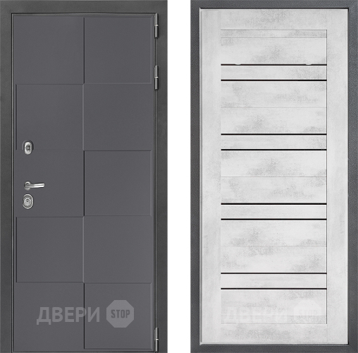 Дверь Дверной континент ДК-3/606 ФЛ-49 Бетон снежный в Зеленоград