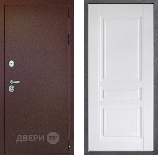 Дверь Дверной континент Рубикон Медь Дизайн ФЛ-243 Альберо Браш серебро в Зеленоград