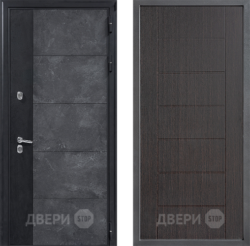 Дверь Дверной континент ДК-15 Бетон ТЕРМО ФЛ-Лайн Венге в Зеленоград