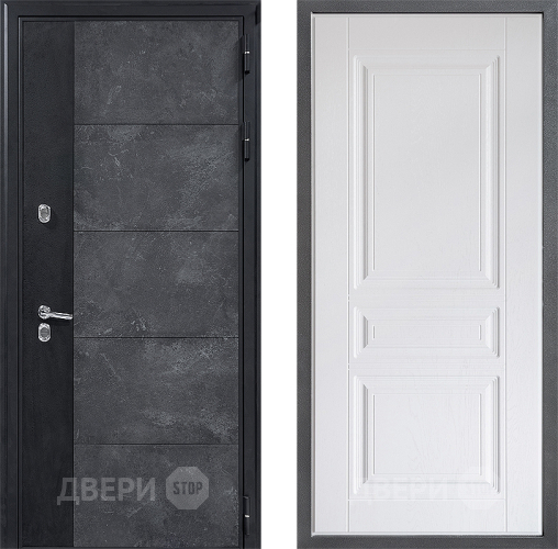 Дверь Дверной континент ДК-15 Бетон ТЕРМО ФЛ-243 Альберо Браш серебро в Зеленоград