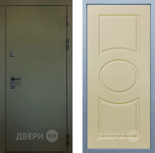 Входная металлическая Дверь Дива МД-61 Д-8 Шампань в Зеленоград