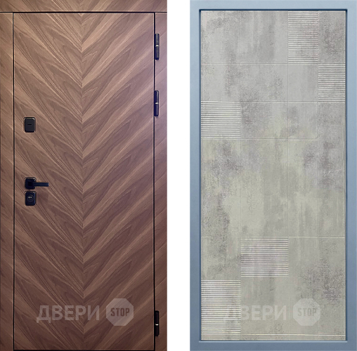 Входная металлическая Дверь Дива МД-98 Д-4 Бетон темный в Зеленоград